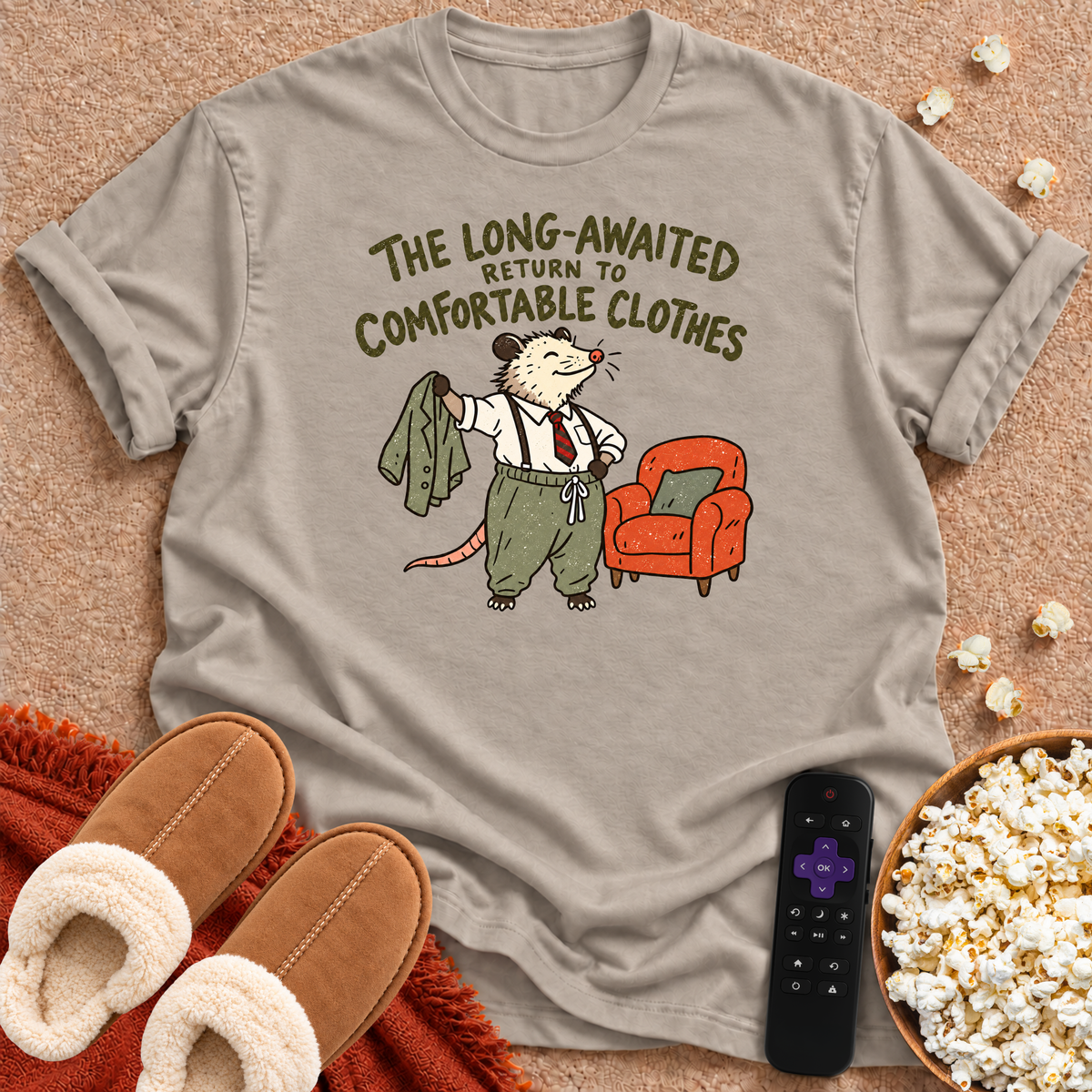 Comfortable Clothes Possum T-shirt