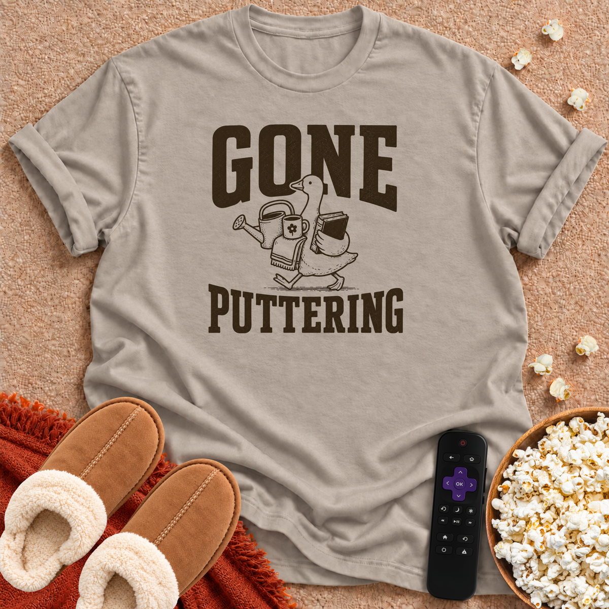 Gone Puttering Goose T-Shirt