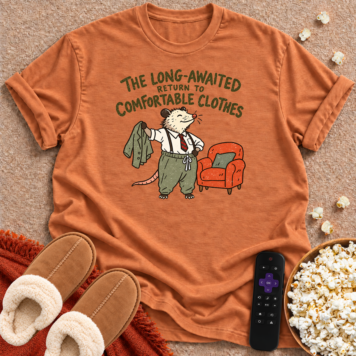 Comfortable Clothes Possum T-shirt